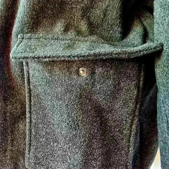 😍 NWT 😍 Banana Republic Brushed Short Jacket, Charcoal Gray, Size S - Picture 8 of 11